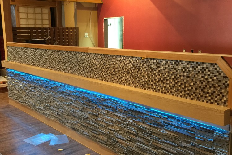 Custom Counter Wall